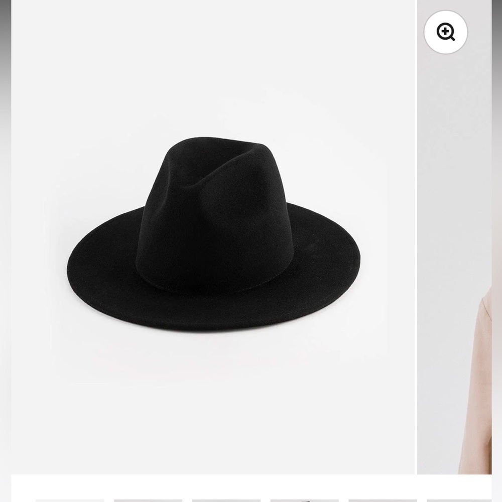 Gigi Pip Wes Fedora NWT Black - Picture 2 of 7